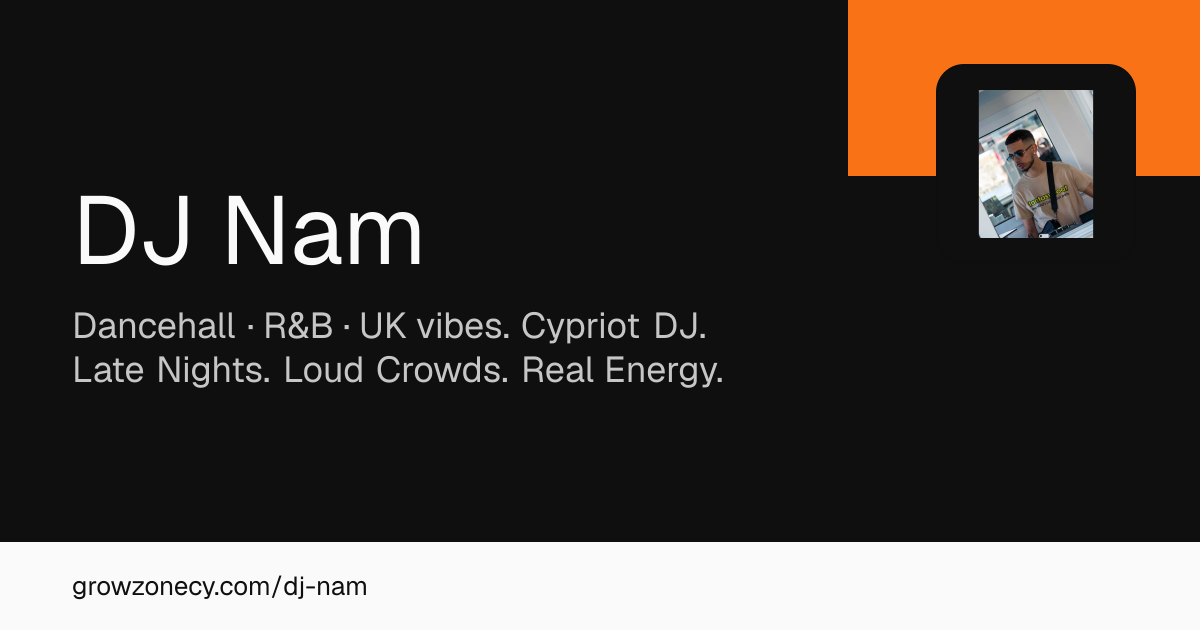 DJ Nam site preview